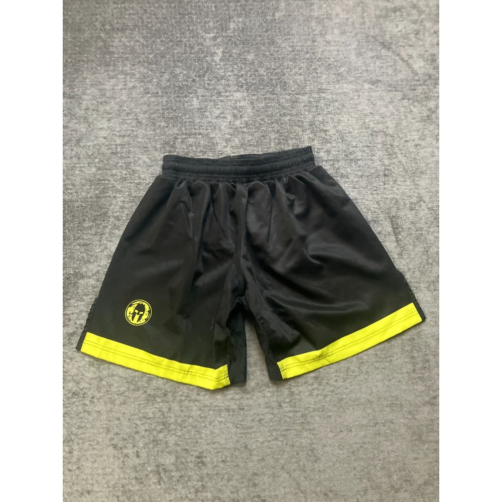 Spartan Race Athletic Shorts Mens Small Black Dragon RTC Wrestling Club Graphic